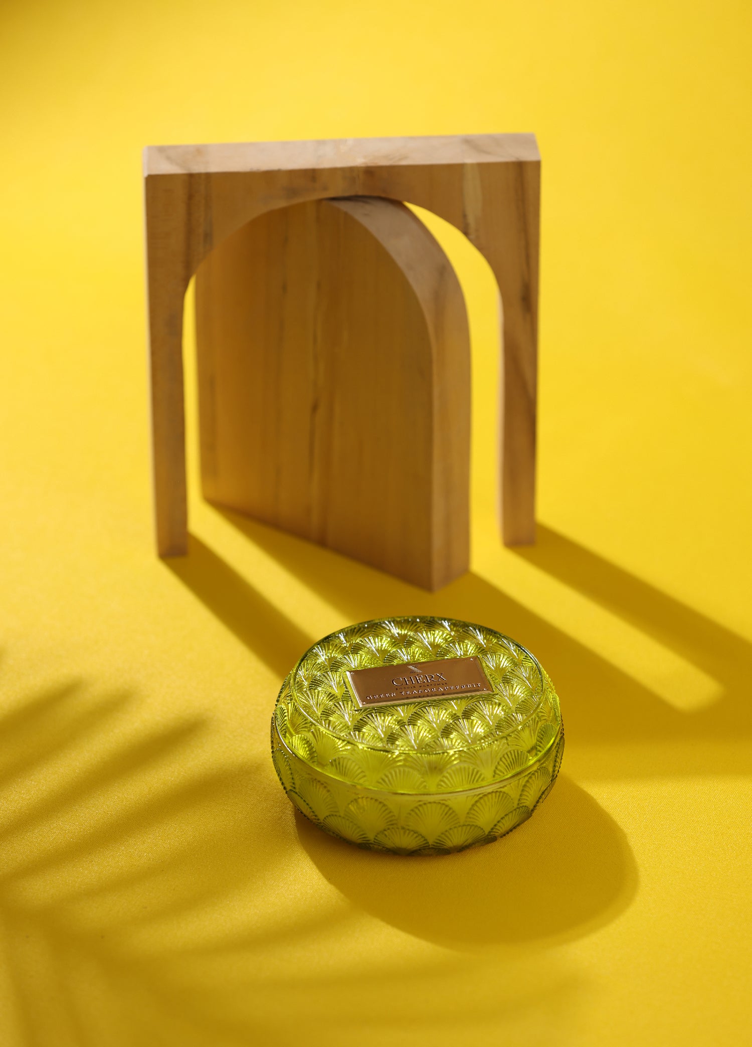 Green Tea & Grapefruit Glass Bowl Candle