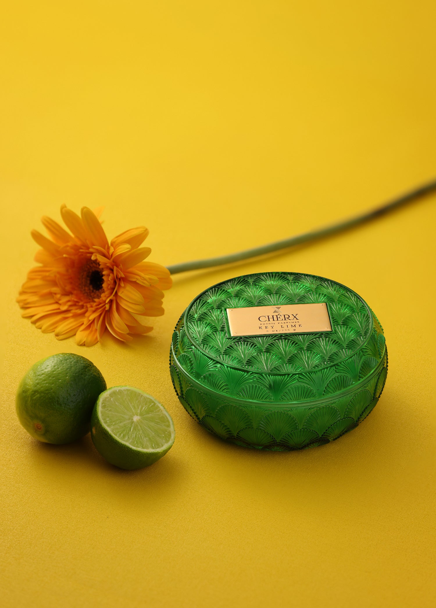 Key Lime Glass Bowl Candle