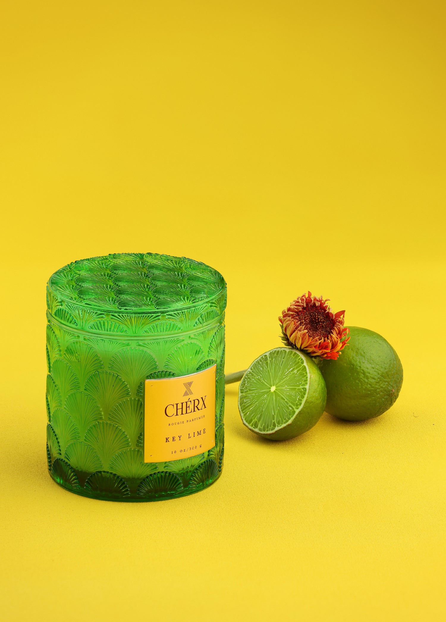 Key Lime Glass Jar Candle