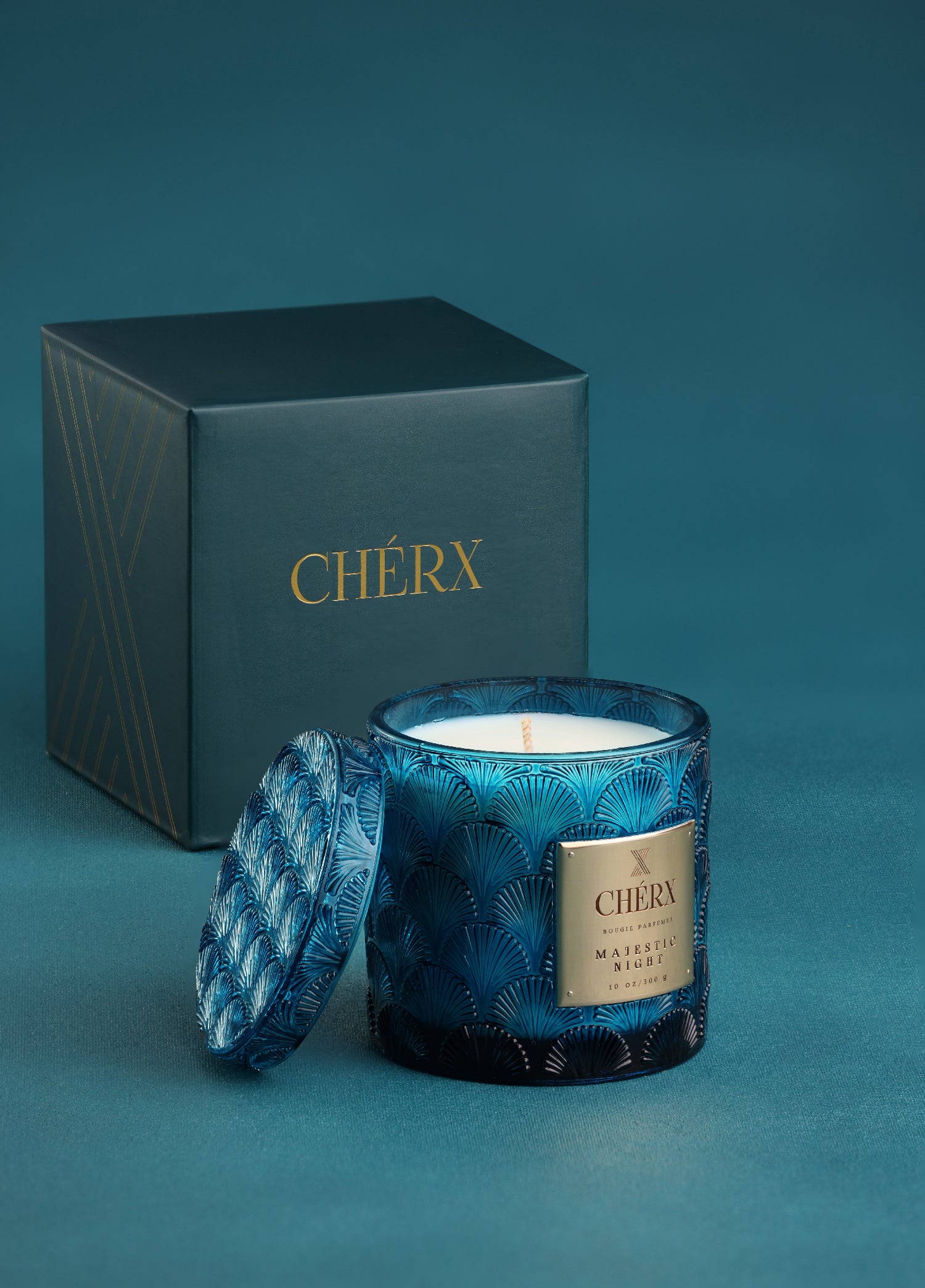 Majestic Night Glass Jar Candle