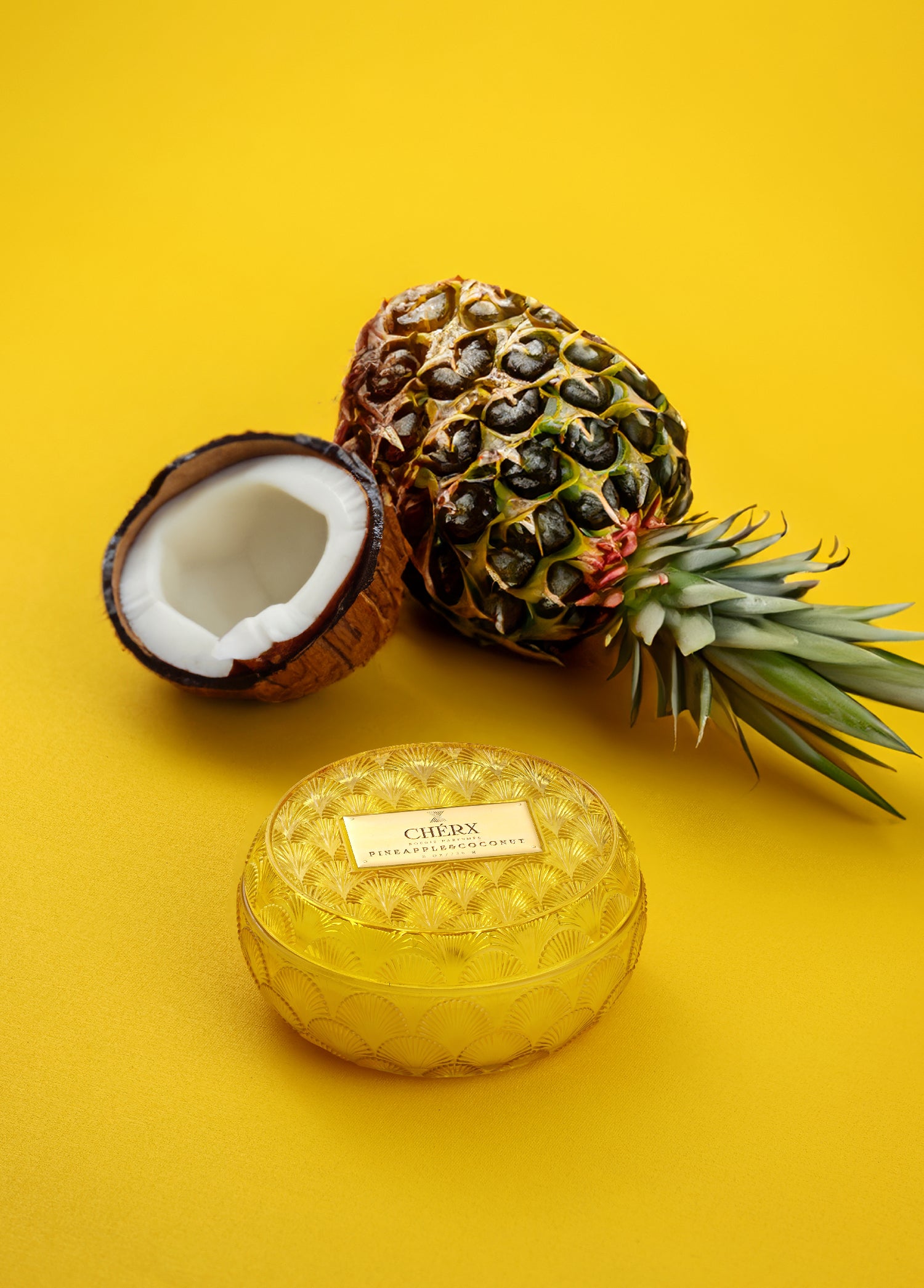Pineapple & Coconut Glass Bowl Candle