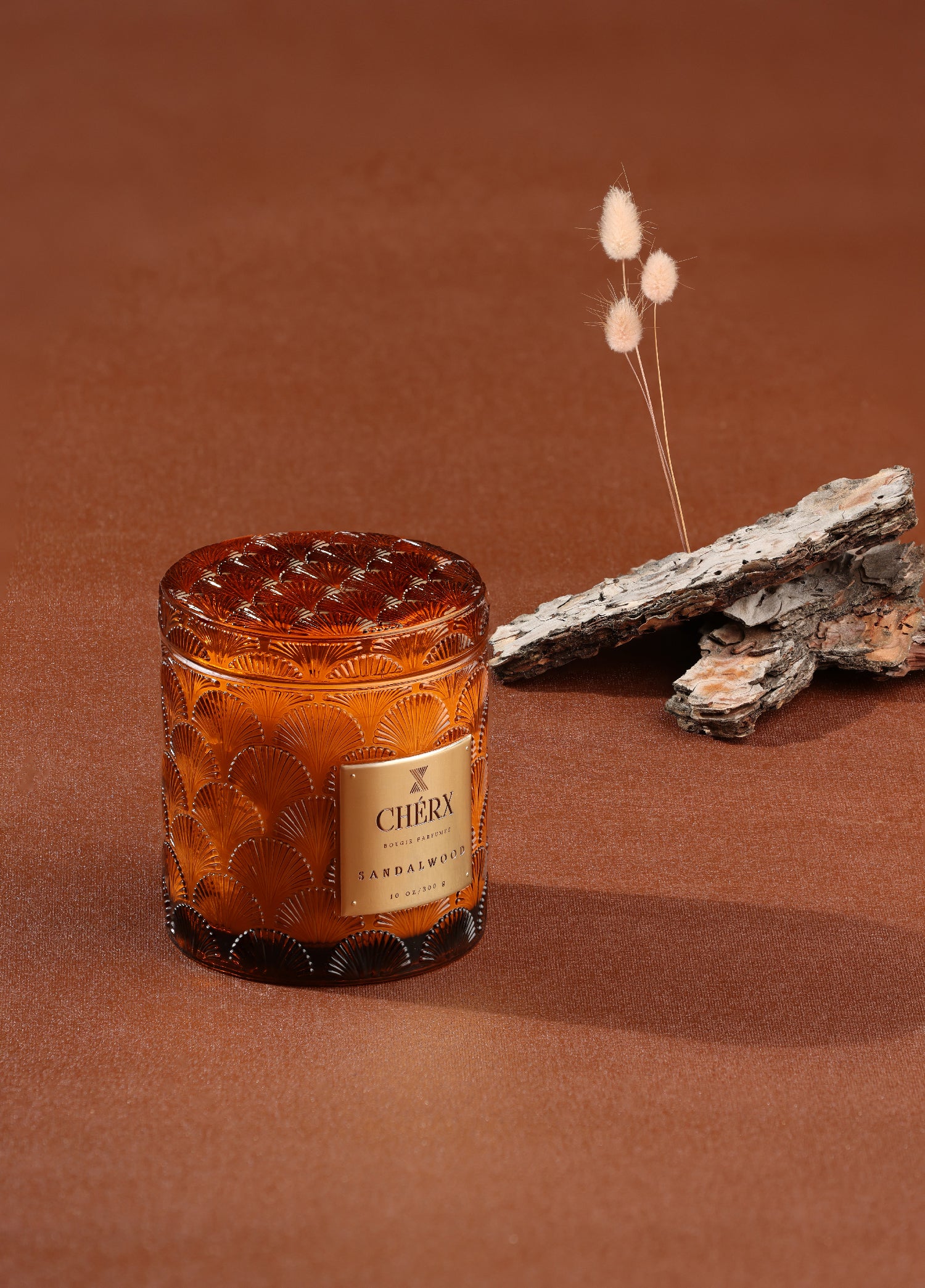 Sandalwood Glass Jar Candle