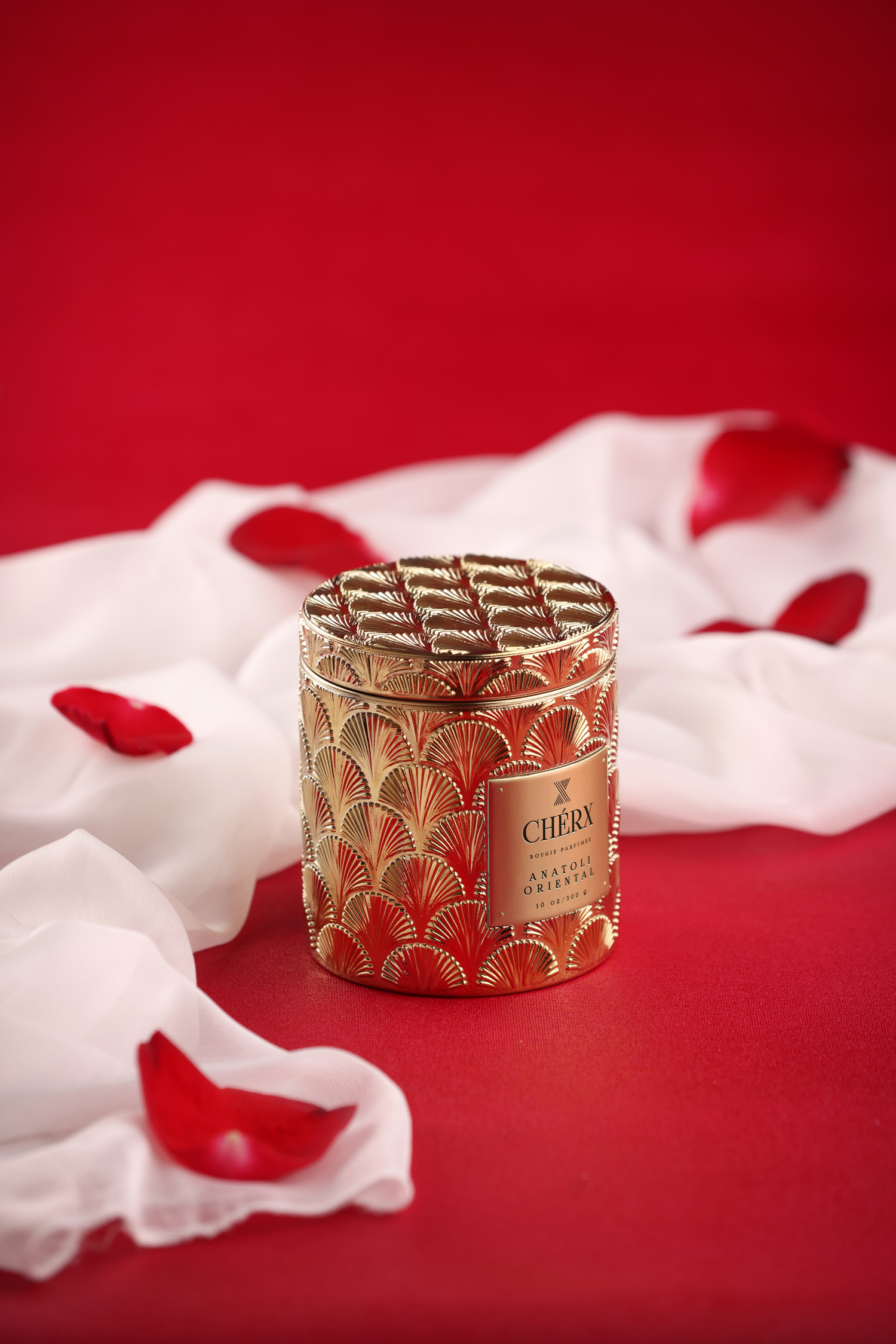 Anatoli Oriental Glass Jar Candle