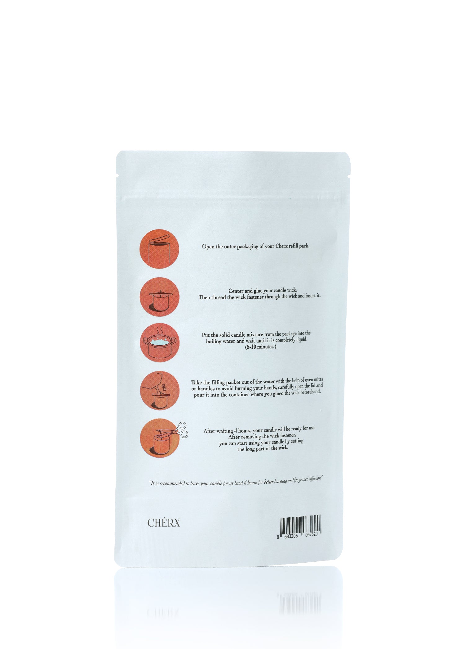 Chateau Rose Candle Refill Pack 10 oz.