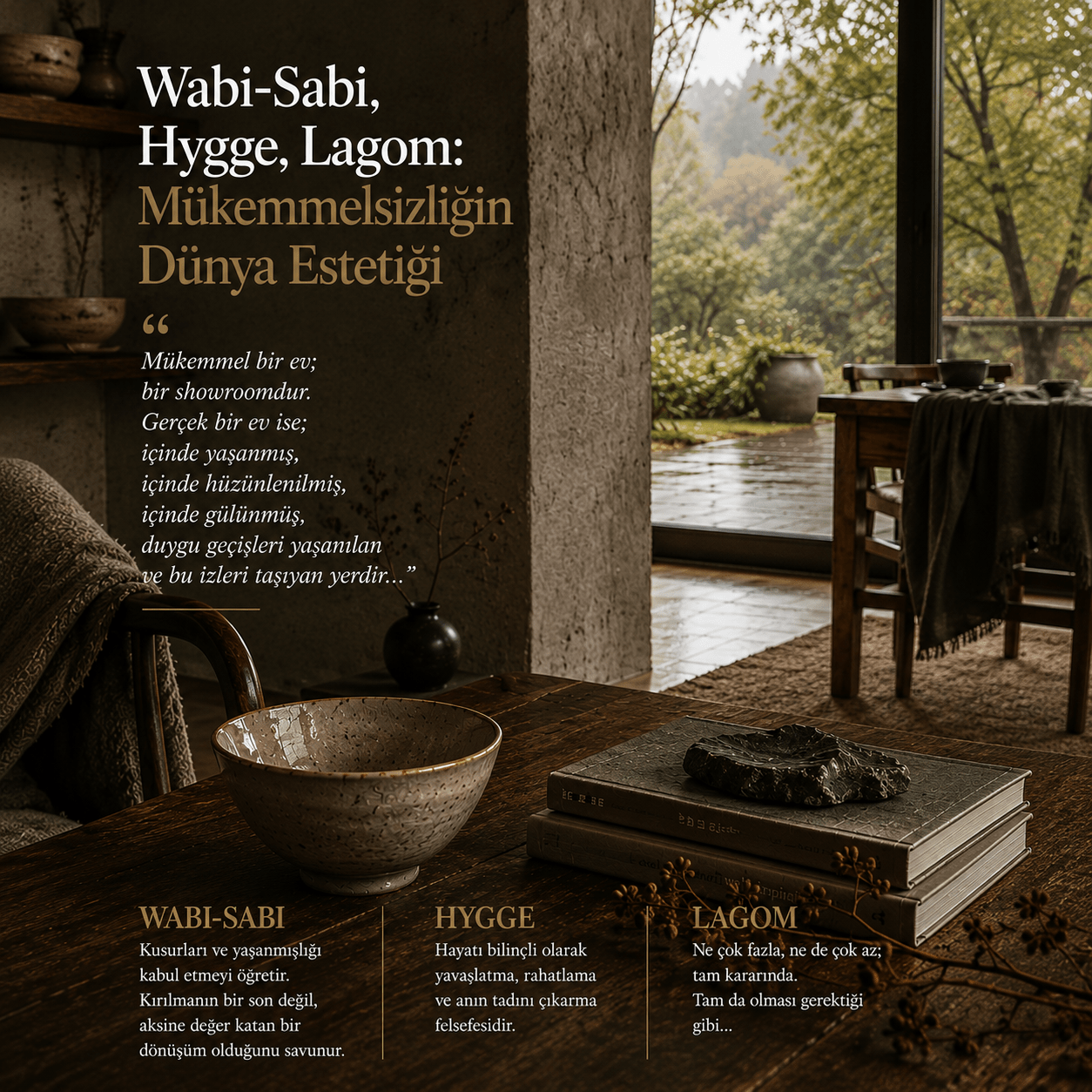 Wabi-Sabi, Hygge, Lagom: Mükemmelsizliğin Dünya Estetiği - CHERX